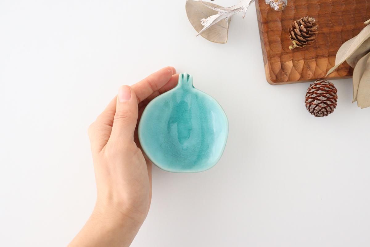 豆皿｜果実｜柘榴｜緑｜Teshio｜磁器｜POTPURRI｜和食器通販｜うちる