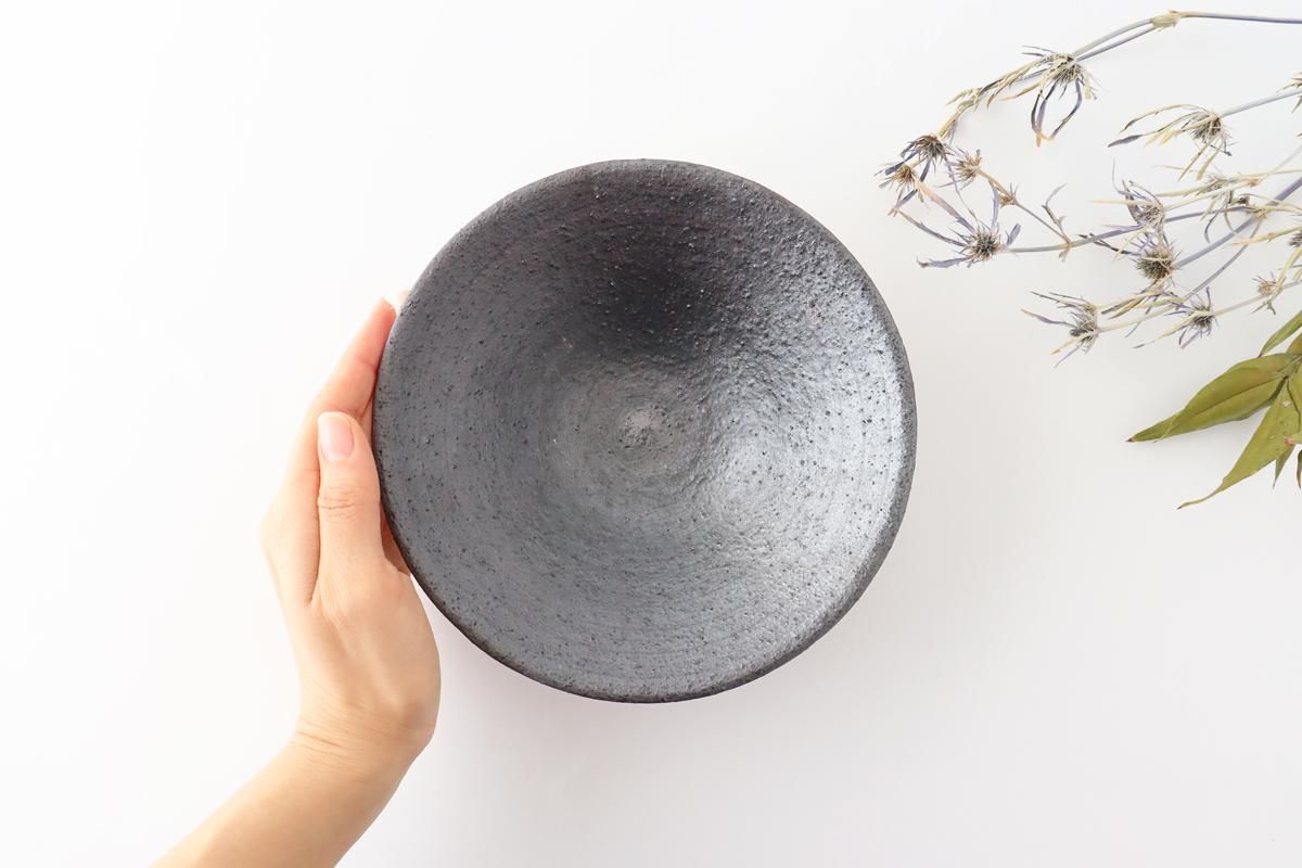 反鉢｜5.5寸｜茶刷毛目｜陶器｜美濃焼｜うちる｜和食器の皿、鉢