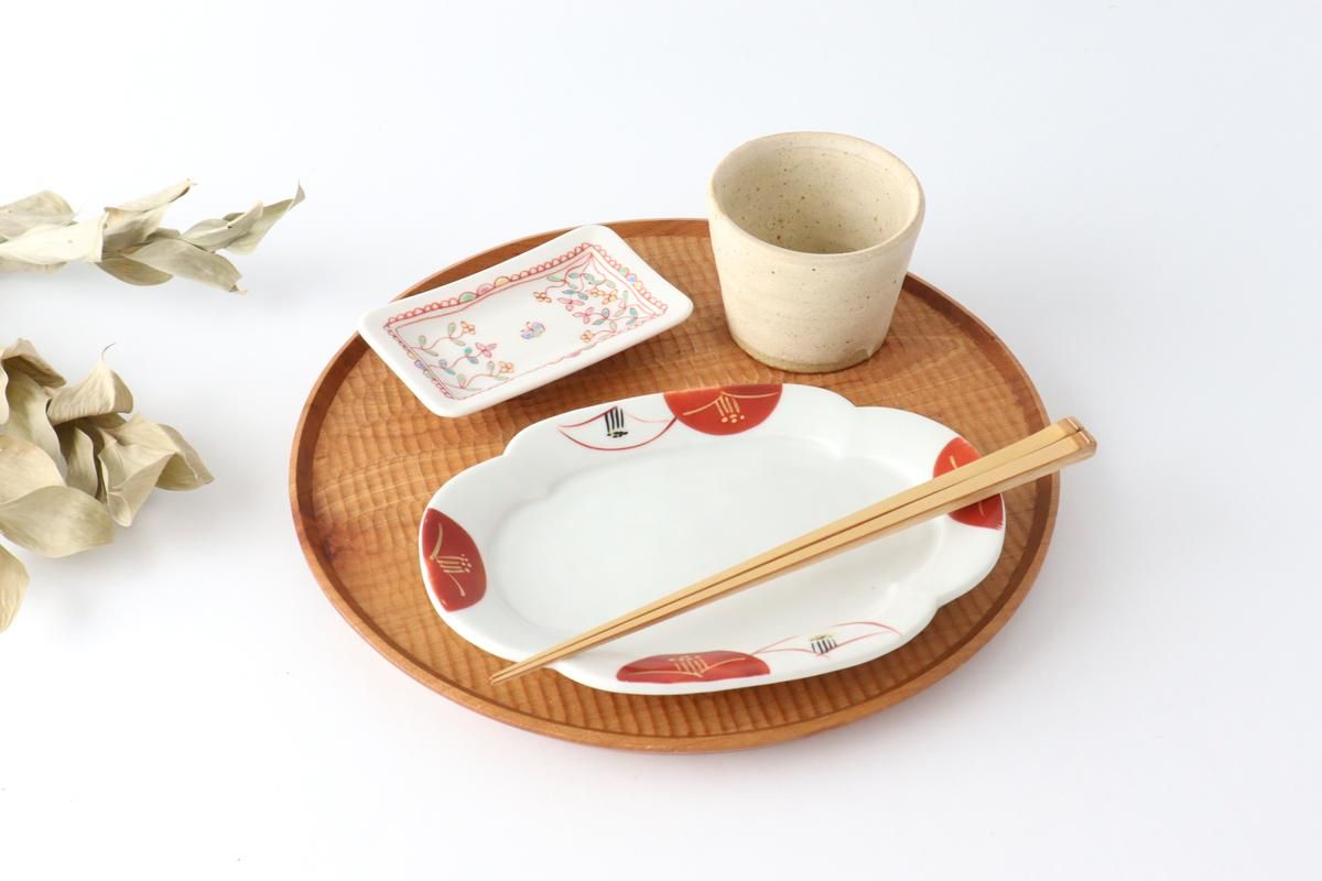 長角小皿｜野原｜磁器｜銀舟窯｜九谷焼｜和食器通販｜うちる｜和