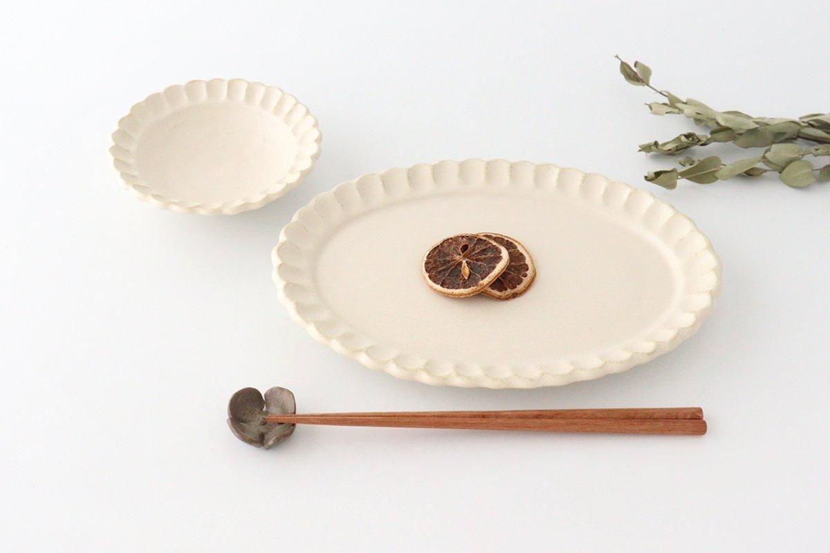 オーバル皿｜L｜磁器｜COCO｜美濃焼｜和食器通販｜うちる｜和