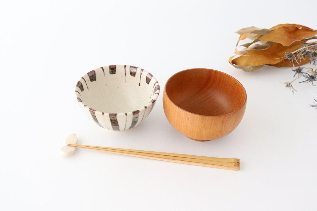 錆絵と草飯茶碗　　　10客　　新品未使用 飯碗｜錆十草｜陶器｜美濃焼｜和食器通販｜うちる｜和食器の皿