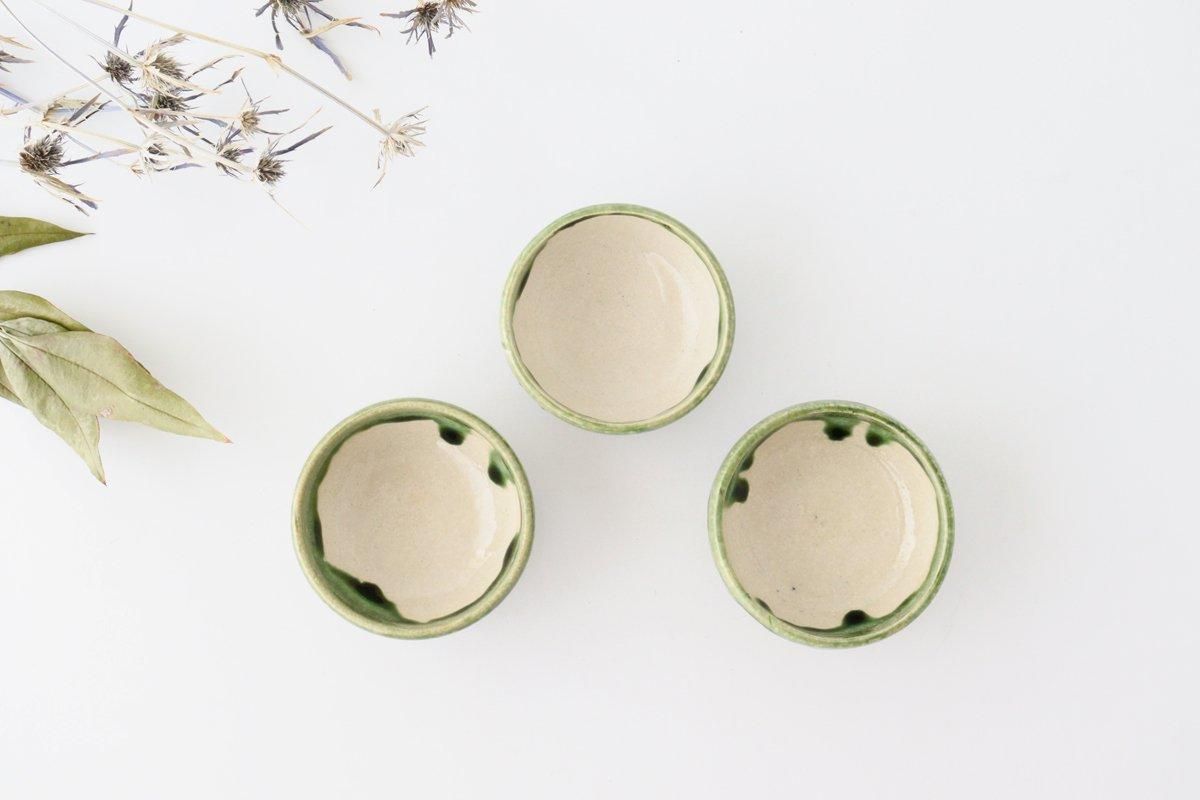 平小付盃｜錆織部十草｜陶器｜瀬戸焼｜和食器通販｜うちる｜和食器の皿