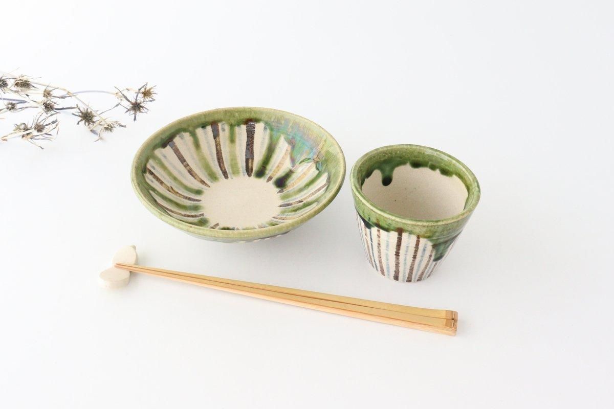 蕎麦猪口｜錆織部十草｜陶器｜瀬戸焼｜うちる｜和食器の皿、鉢