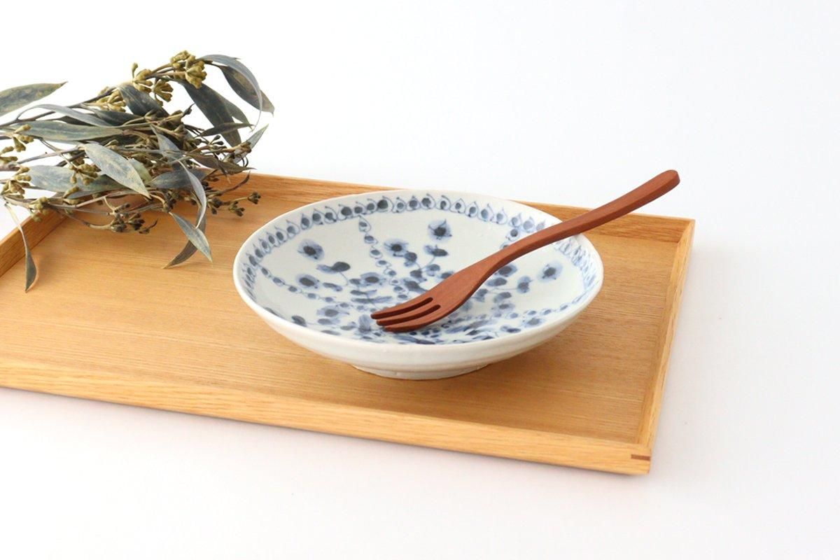 6寸皿|スミレ|磁器|工房禅 横田翔太郎|和食器通販|うちる 6寸皿|スミレ|磁器|工房禅 横田翔太郎|和食器通販|うちる