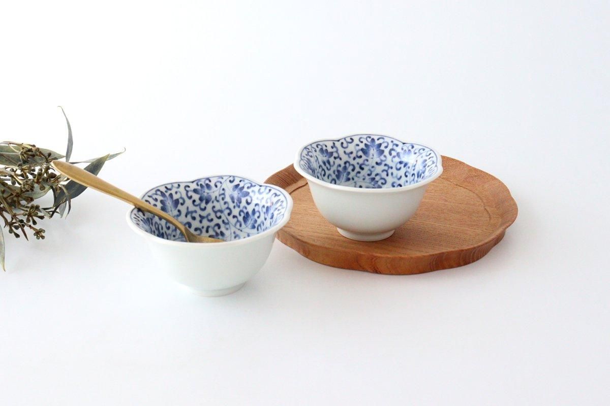 花型小付｜みじん唐草｜磁器｜波佐見焼｜和食器通販｜うちる｜和