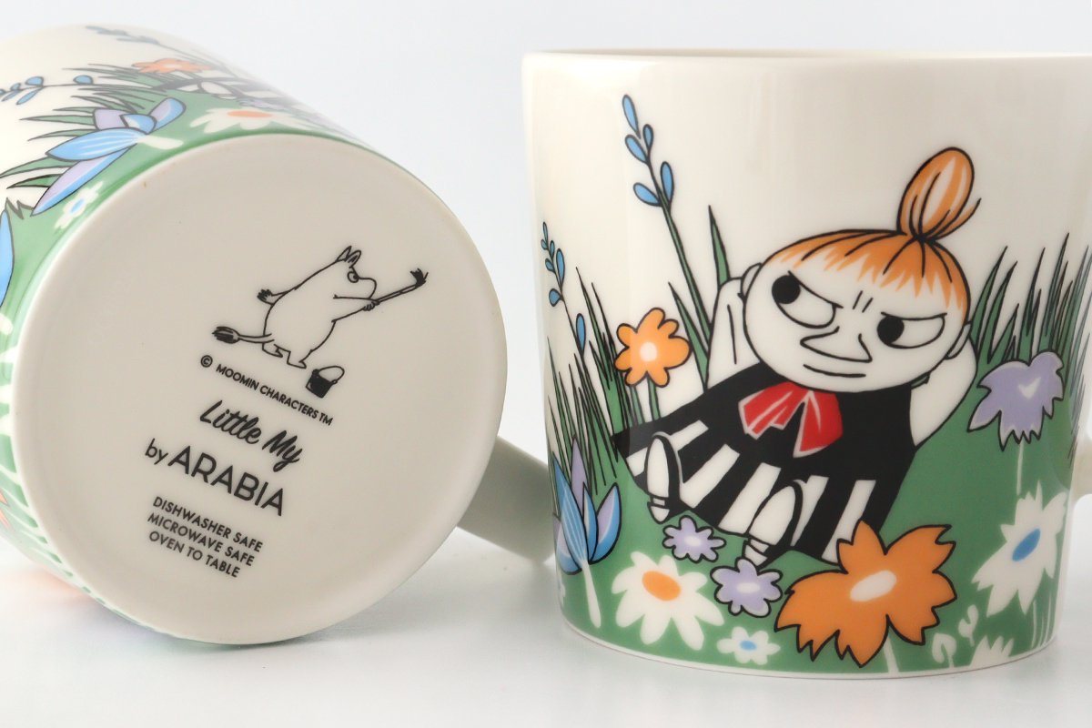 アラビア｜ムーミン｜マグ｜0.3L｜リトルミイ(メドウ)｜磁器｜ARABIA｜Moomin｜和食器通販｜うちる｜和食器の皿、鉢、飯碗など