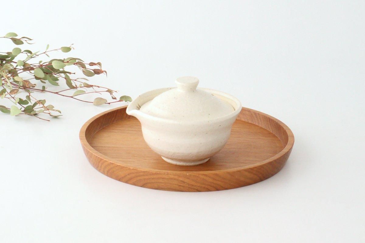 宝瓶急須｜白粉引き｜陶器｜伊賀焼｜和食器通販｜うちる｜和食器