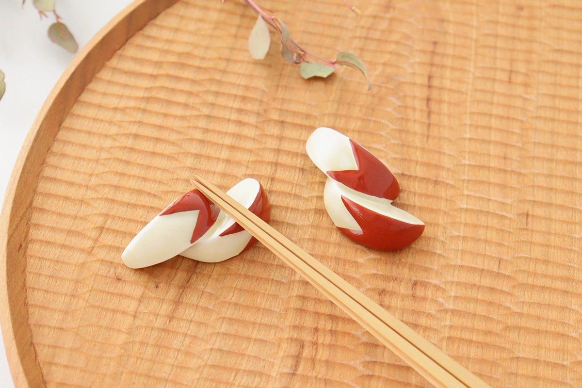 箸置き｜うさぎリンゴ｜磁器｜波佐見焼｜和食器通販｜うちる｜和食器の