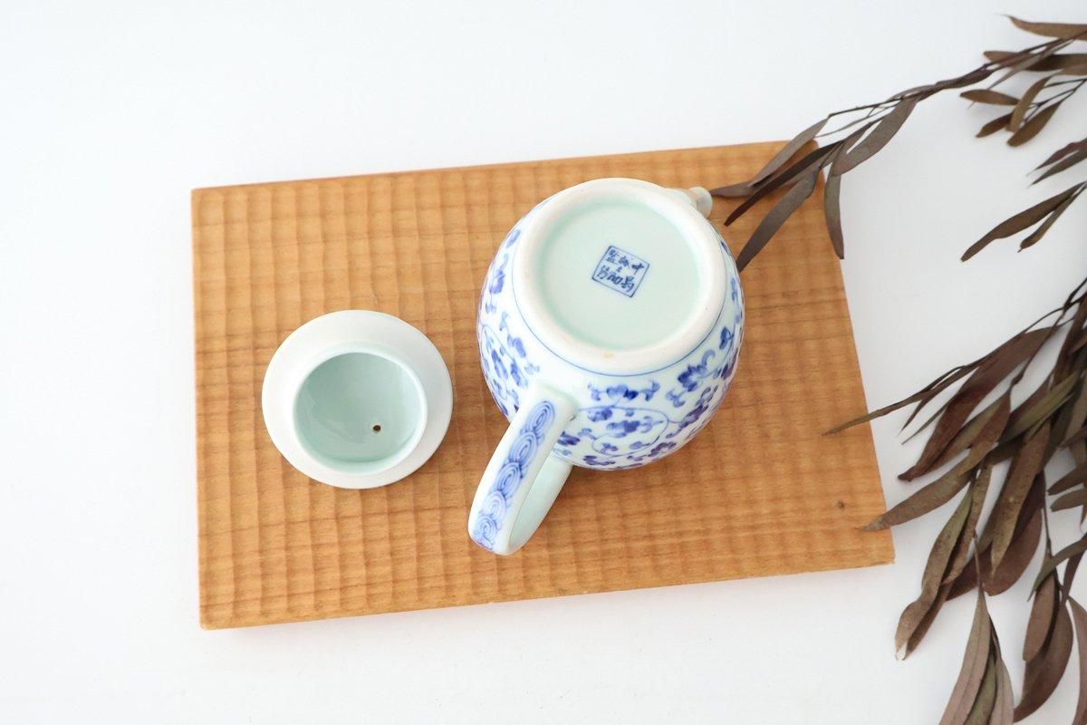 ティーポット｜七宝花唐草｜磁器｜有田焼｜和食器通販｜うちる