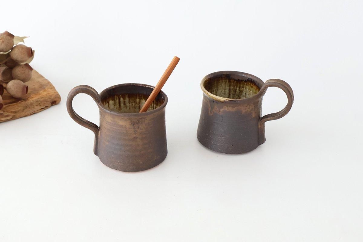 マグカップ｜ブラウンタグ｜陶器｜古仙堂｜信楽焼｜和食器通販