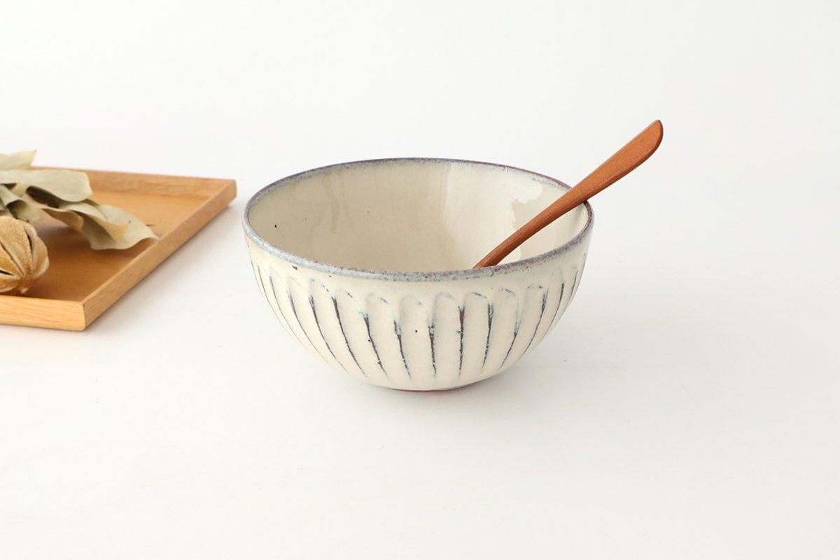 どんぶり｜白釉彫｜陶器｜信楽焼｜和食器通販｜うちる｜和食器の