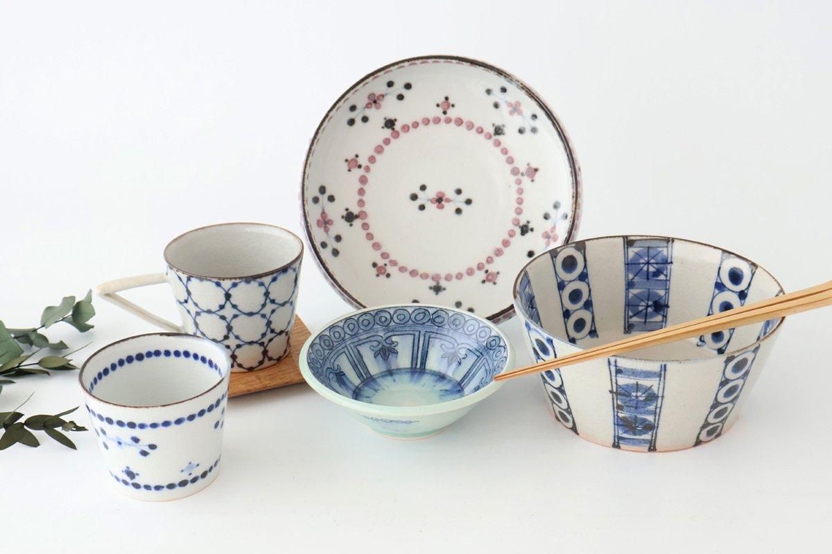 安南染付｜4寸鉢｜半磁器｜陶彩窯｜砥部焼｜和食器通販｜うちる｜和