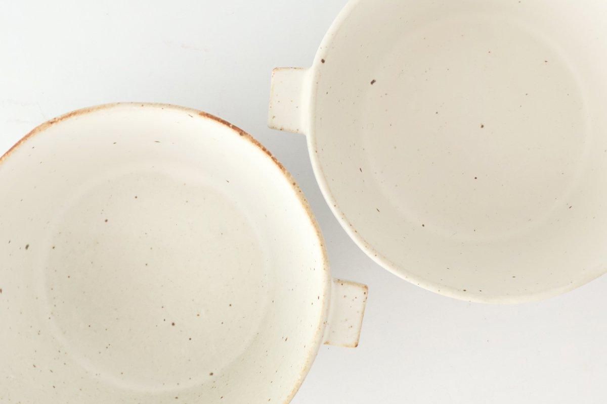 両手スープボウル｜L｜おこげ｜クラフト石川｜陶器｜かもしか道具店