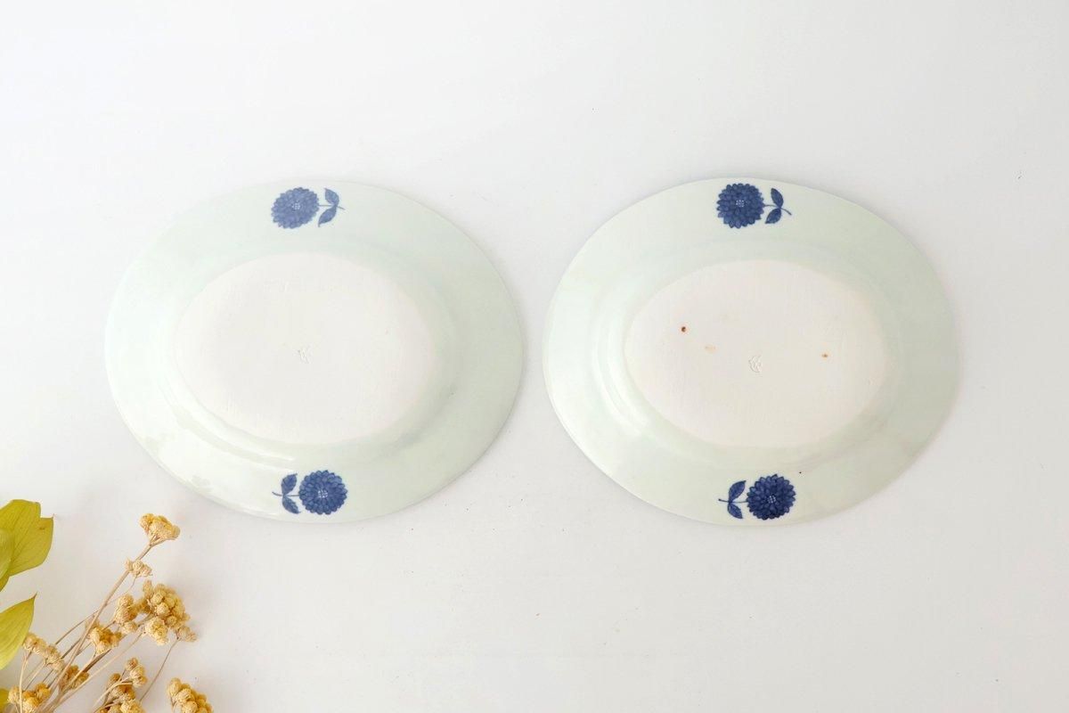 リム格子｜花｜楕円皿｜鈴木陽子｜和食器通販｜うちる｜和食器の皿、鉢