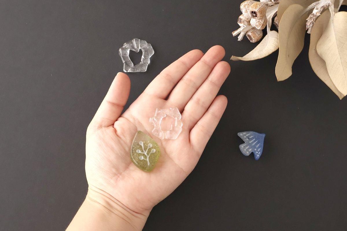 4点セット】chopstick rest｜4set｜はしおき｜ガラス｜神澤麻紀｜和