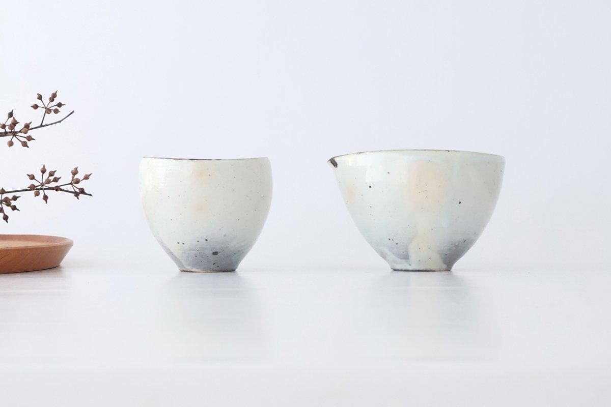 片口｜粉引鉄散｜陶器｜信楽焼｜和食器通販｜うちる｜和食器の皿