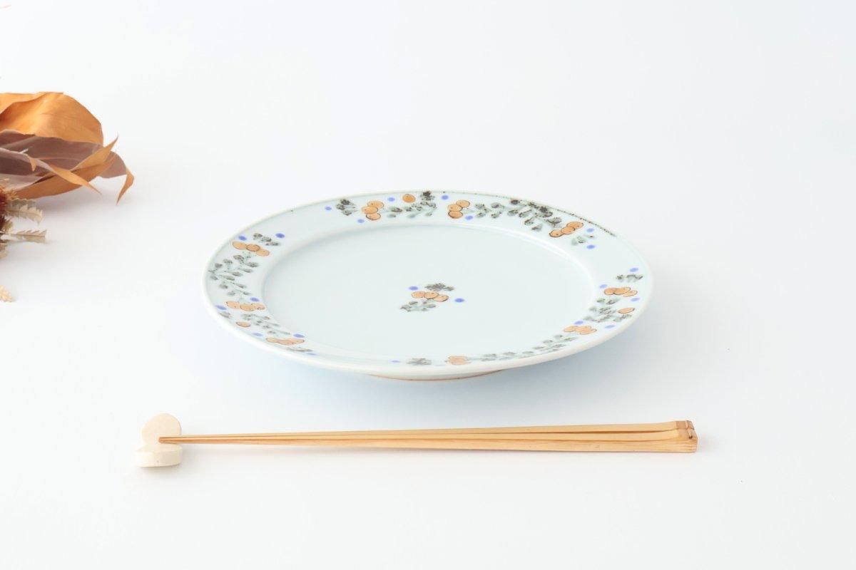 中国古陶 枇杷色 施釉皿 唐時代 色絵枇杷唐草7.5寸皿｜磁器｜清水なお子｜和食器通販｜うちる