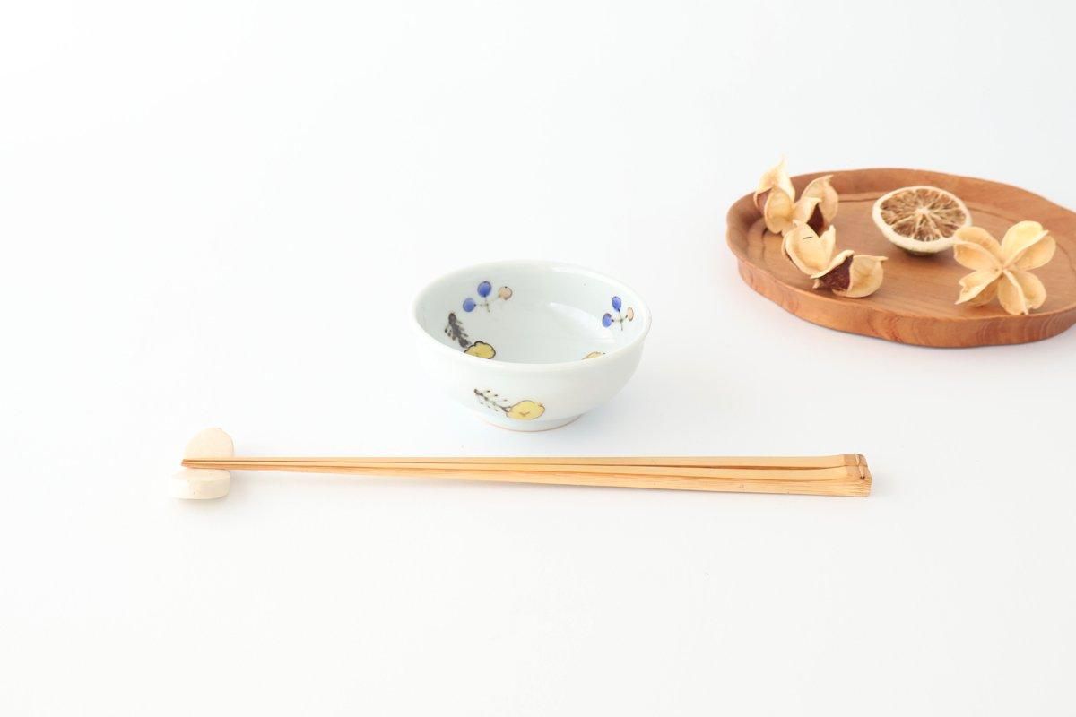 色絵（鉄）草花散らし豆鉢｜磁器｜清水なお子｜和食器通販｜うち