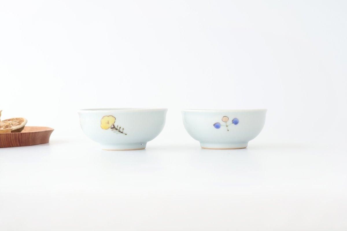 色絵（鉄）草花散らし豆鉢｜磁器｜清水なお子｜和食器通販｜うち