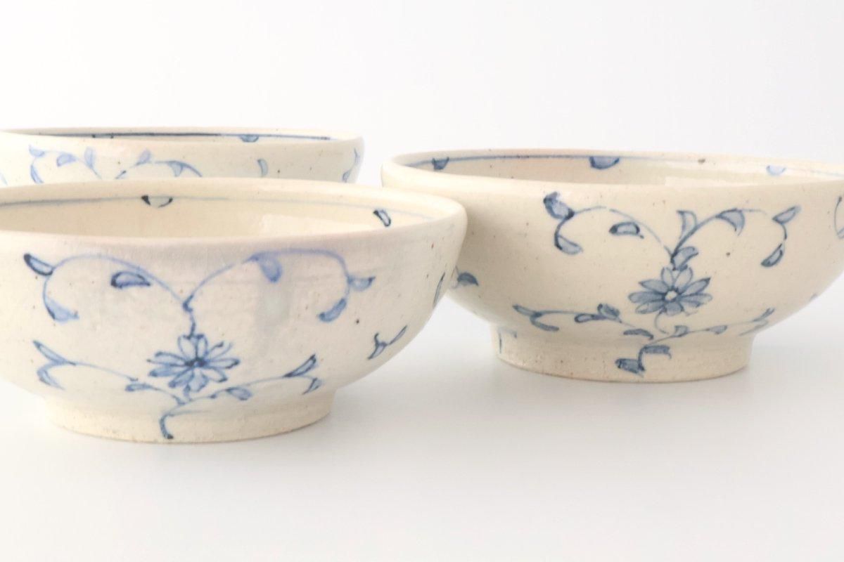 小鉢｜花唐草｜陶器｜樋口真紀｜和食器通販｜うちる｜和食器の皿