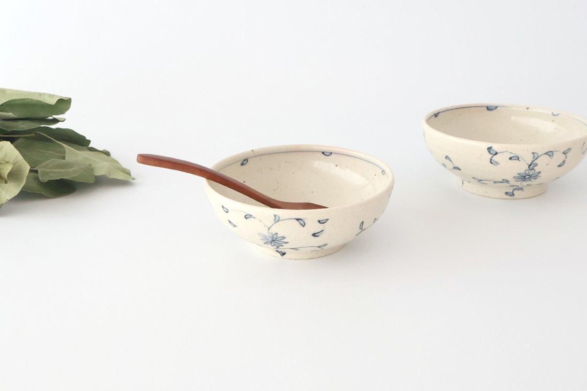 小鉢｜花唐草｜陶器｜樋口真紀｜和食器通販｜うちる｜和食器の皿