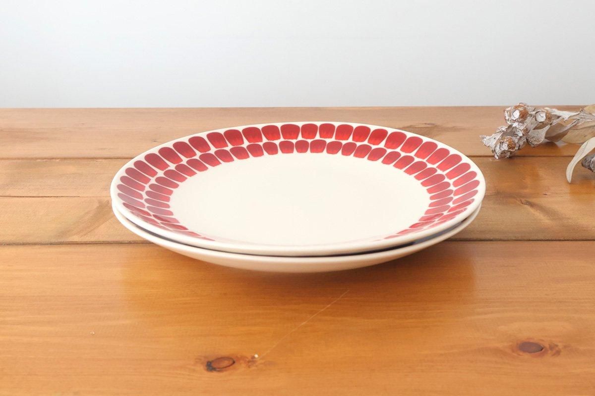 アラビア｜24h｜トゥオキオ｜プレート｜26cm｜レッド｜磁器