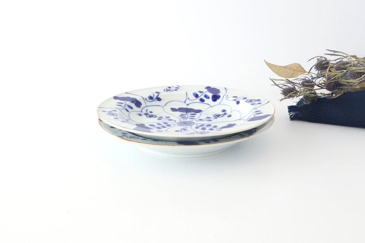 リムプレート｜大｜なずな｜磁器｜伊万里焼｜有田焼｜和食器通販｜うち