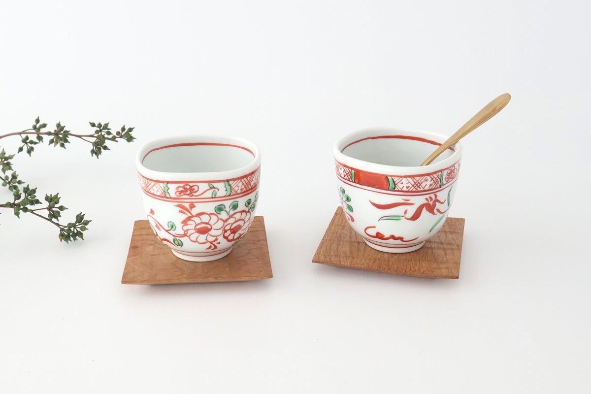 仙茶｜中｜呉須赤絵｜磁器｜有田焼｜和食器通販｜うちる｜和食器の皿