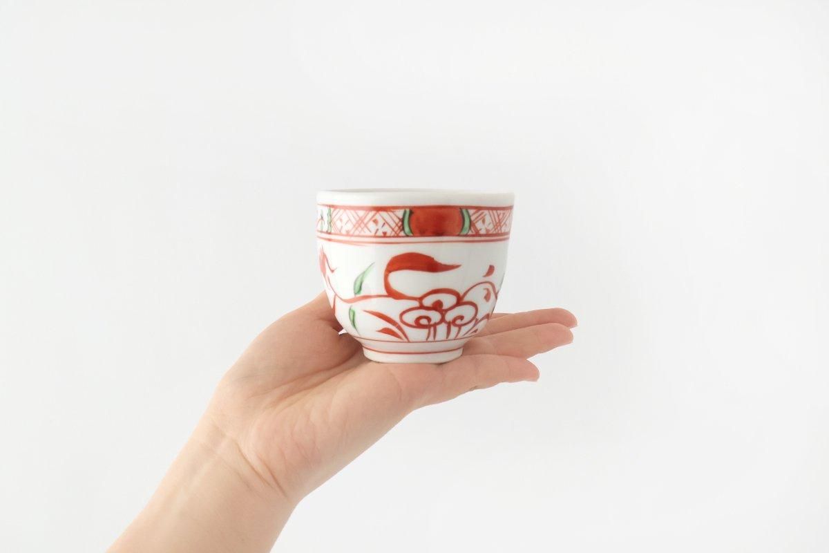 仙茶｜中｜呉須赤絵｜磁器｜有田焼｜和食器通販｜うちる｜和食器の皿