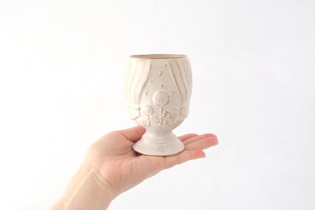 キエリ舎　カーテンのかかったゴブレット　未使用　2個セット カーテンのかかったゴブレット｜陶器｜キエリ舎｜和食器通販