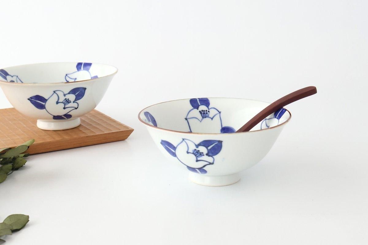 古伊万里花尽くし飯わんA JAPAN SNOW JAPAN AUTUMN 段付飯碗 古伊万里草花紋 2個セット
