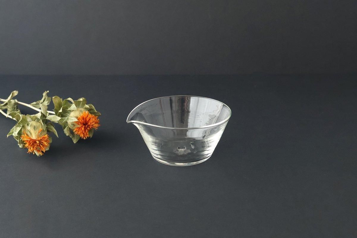 片口 ガラス製 奥平明子 Akiko Okudaira 片口 大 4-3 | les trois entrepôts