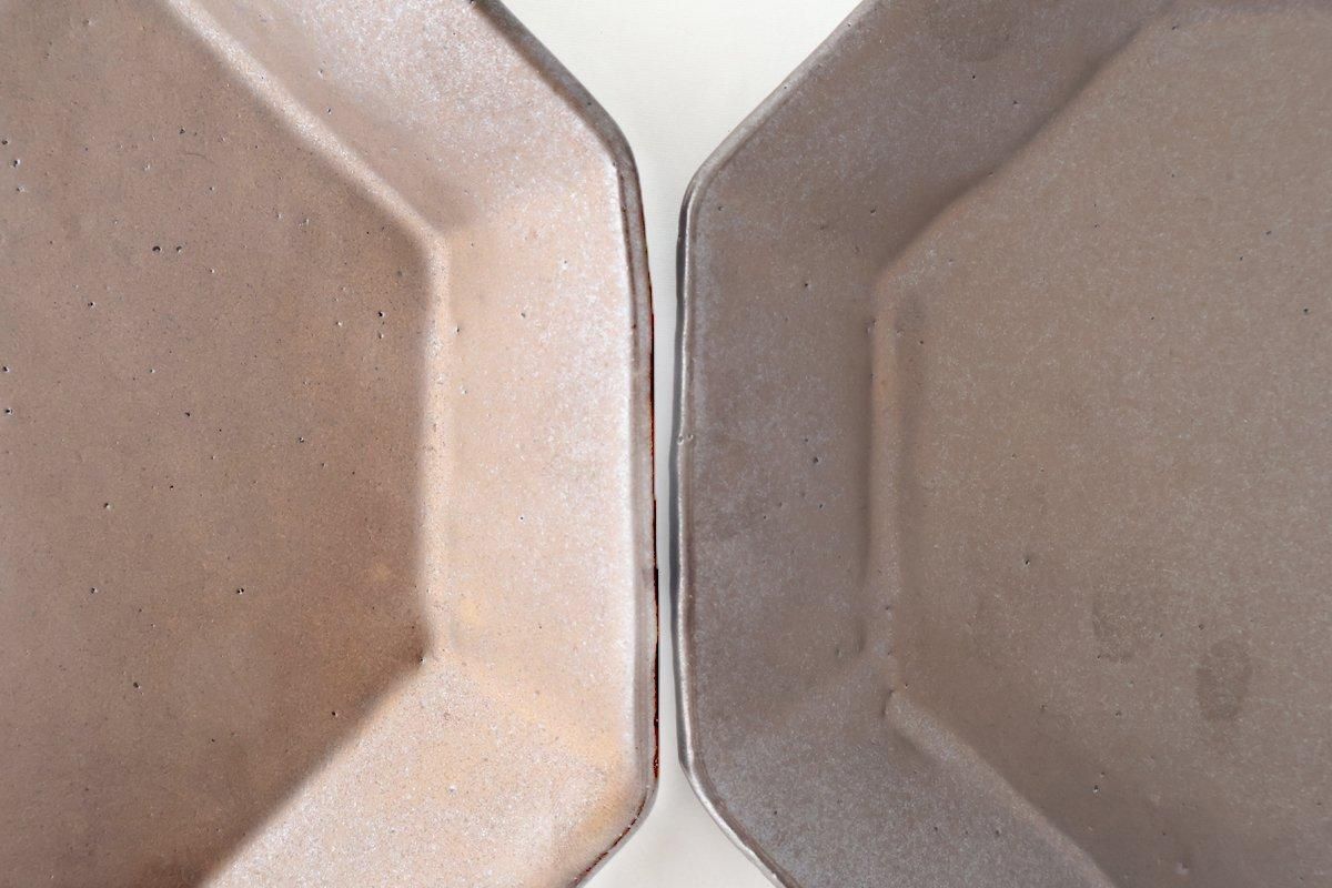 八角皿|メタル|陶器|Fujii Msy Pottery フじイまさよ|和食器 八角皿|メタル|陶器|Fujii Msy Pottery フじイまさよ|和食器