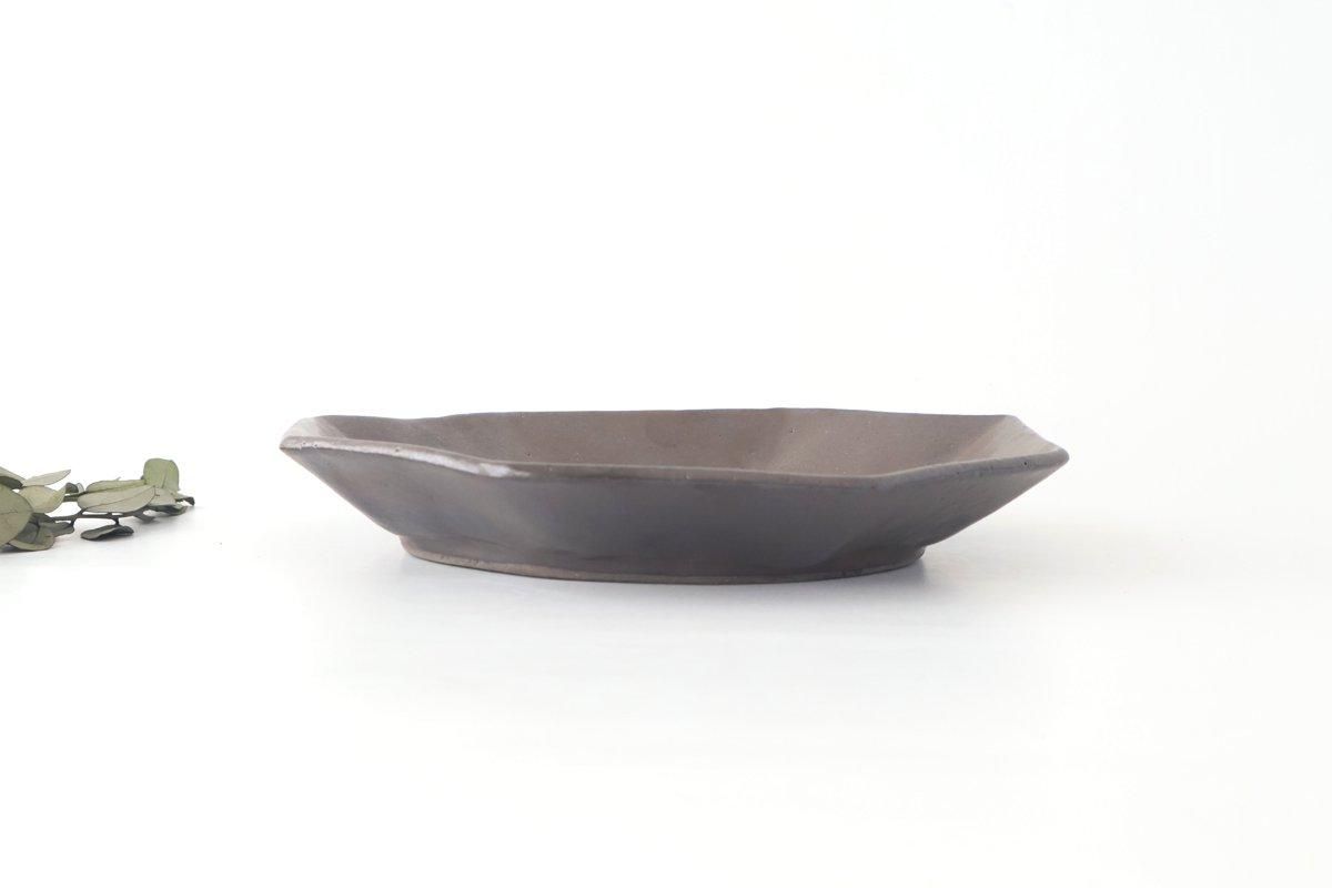 八角皿|メタル|陶器|Fujii Msy Pottery フじイまさよ|和食器 八角皿|メタル|陶器|Fujii Msy Pottery フじイまさよ|和食器