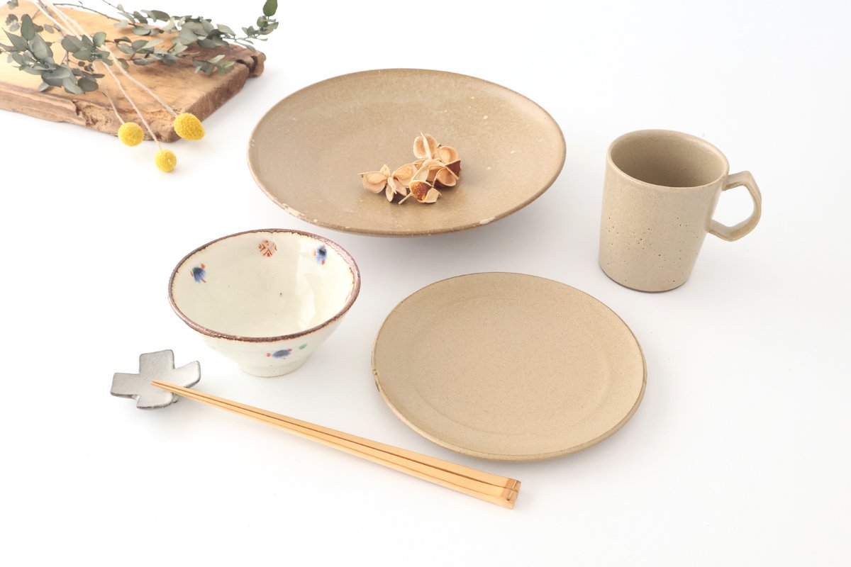 カレー皿｜ブラウン｜陶器｜Fujii Msy Pottery フじイまさよ｜和食器通販｜うちる｜和食器の皿、鉢、飯碗など