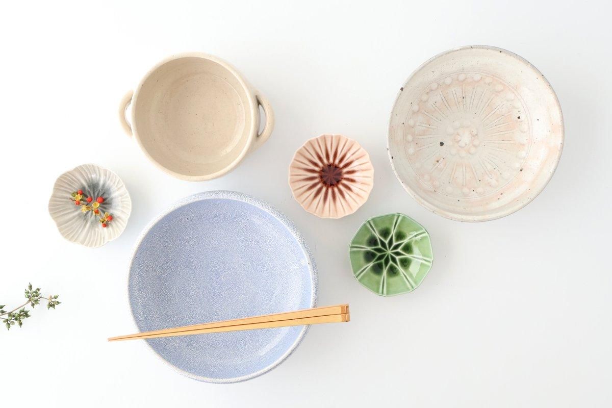 煮物鉢|かいらぎ|青|陶器|美濃焼|うちる|和食器の皿、鉢 煮物鉢|かいらぎ|青|陶器|美濃焼|うちる|和食器の皿、鉢