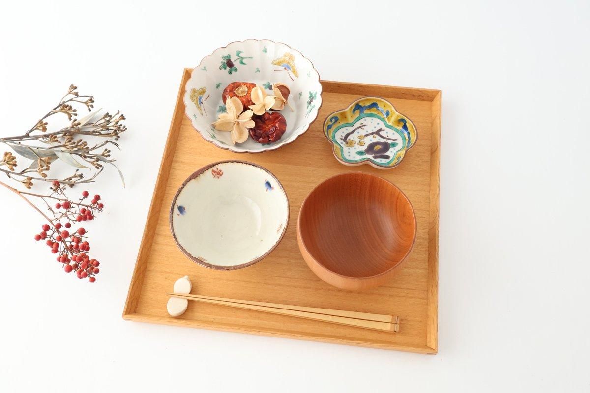 松型皿|3寸|古九谷風青手椿文様|磁器|九谷美陶園|九谷焼 松型皿|3寸|古九谷風青手椿文様|磁器|九谷美陶園|九谷焼