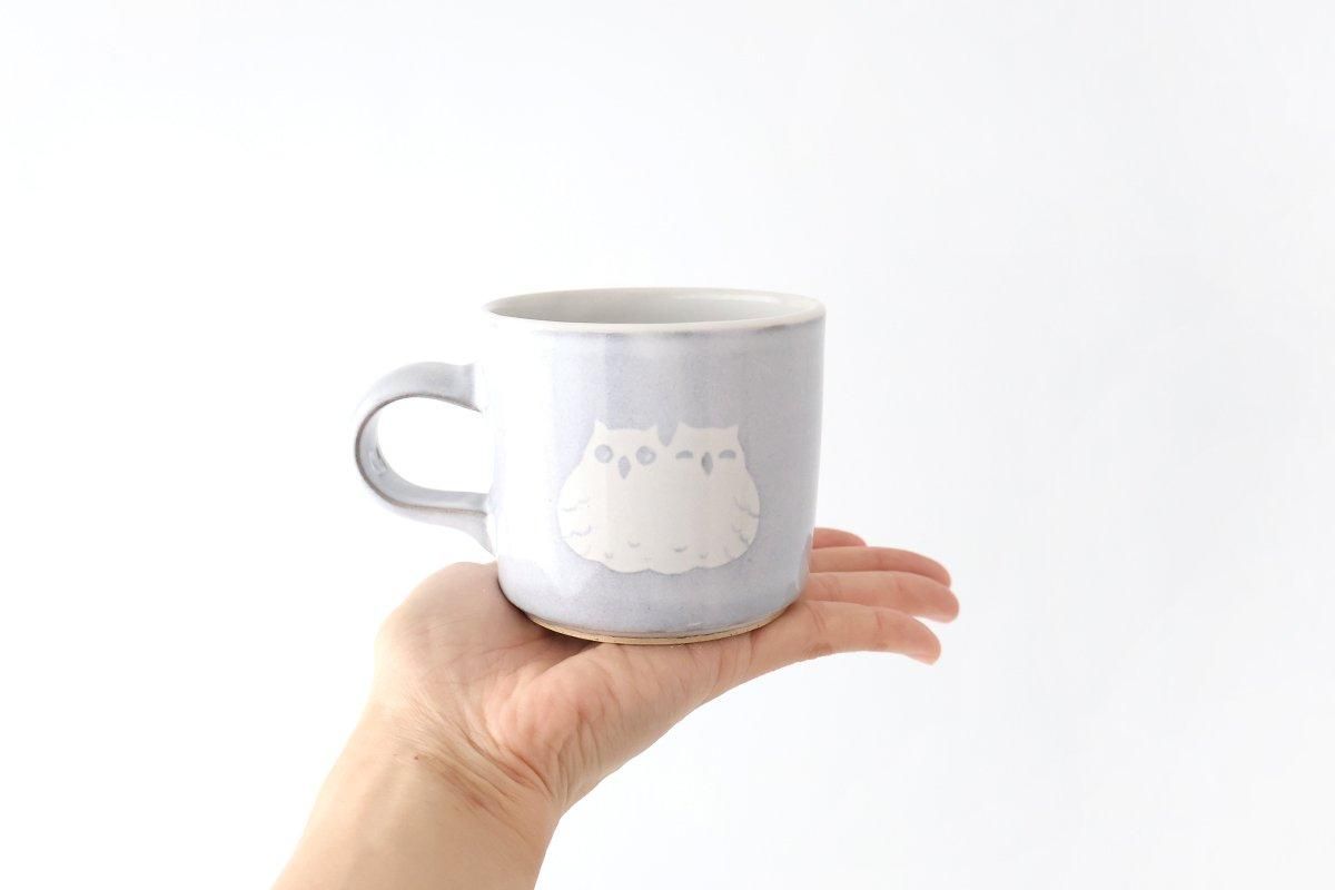 コップ　ふくろう ふくろうのマグカップ｜陶器｜ITOGA POTTERY｜和食器通販｜うち