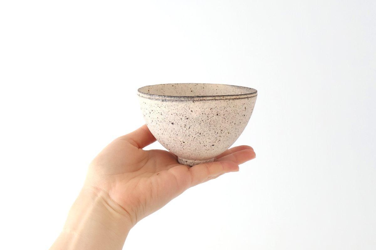遠藤岳 bowl 17㎝ White 溶けあっ