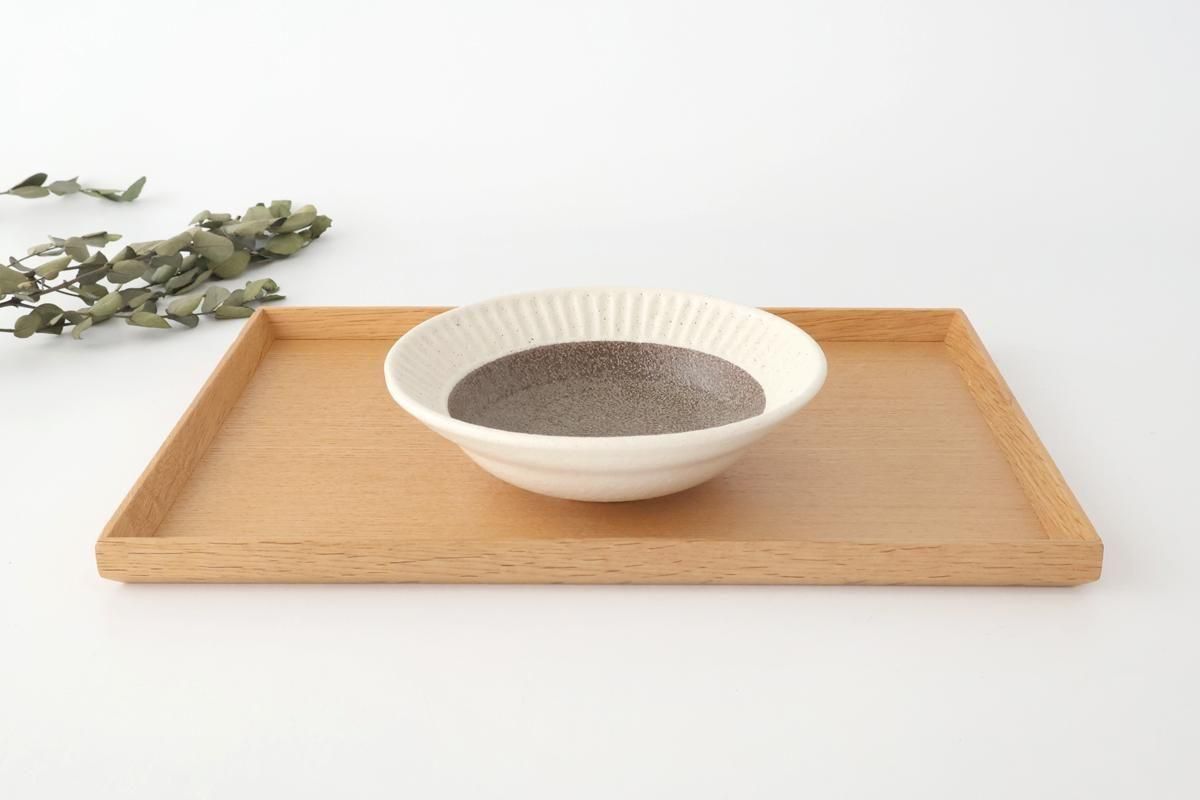 4.8寸リム小鉢｜塗分｜陶器｜藤山窯｜美濃焼｜和食器通販｜うち