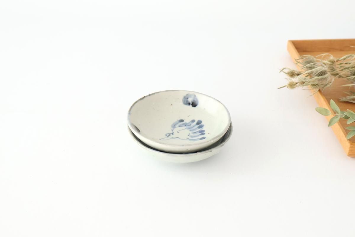 新品未使用 北村宗善 雛人形染付け皿 9号皿揃 果実絵変り