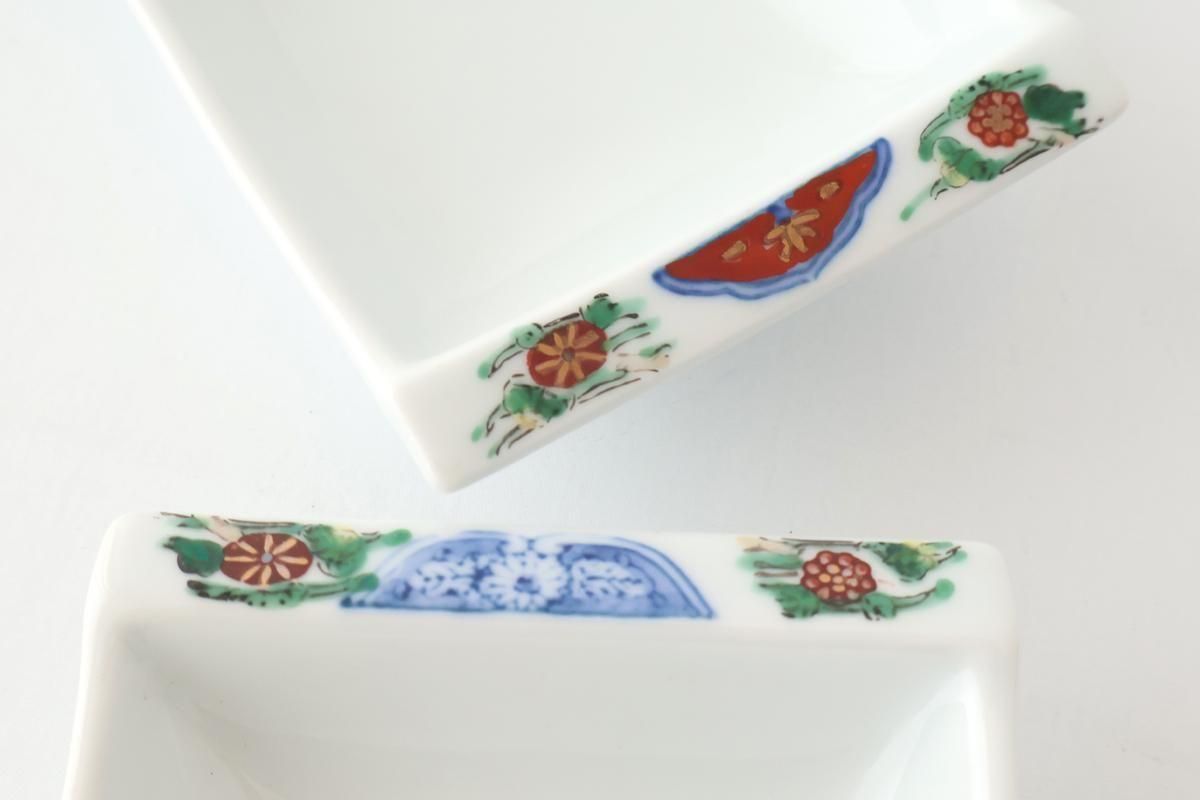 品多く 角小皿｜古伊万里｜磁器｜有田焼｜和食器通販｜うちる｜和食器の 陶芸