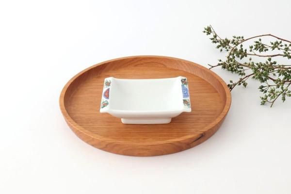 B127s   錦桜樹に馬図建水　有田焼　伊万里焼　茶こぼし　箱無し B127s 錦桜樹に馬図建水 有田焼 伊万里焼 茶こぼし 箱無し