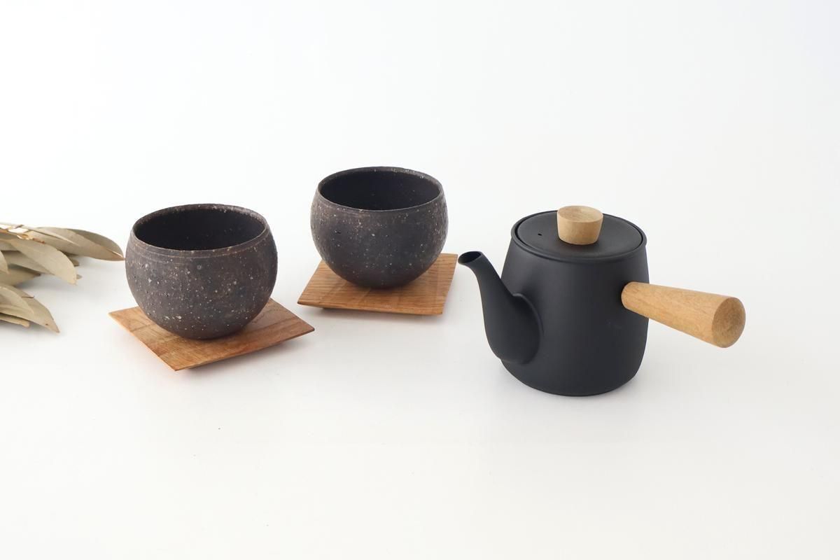 くろいろ急須｜小｜ステンレス｜宮﨑製作所｜和食器通販｜うちる