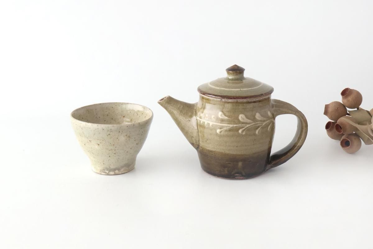 アンティーク/貫入の美しい陶器のポット お勧めの逸品 素晴らしい古色＆貫入の蓋付砂糖入れ アンティーク