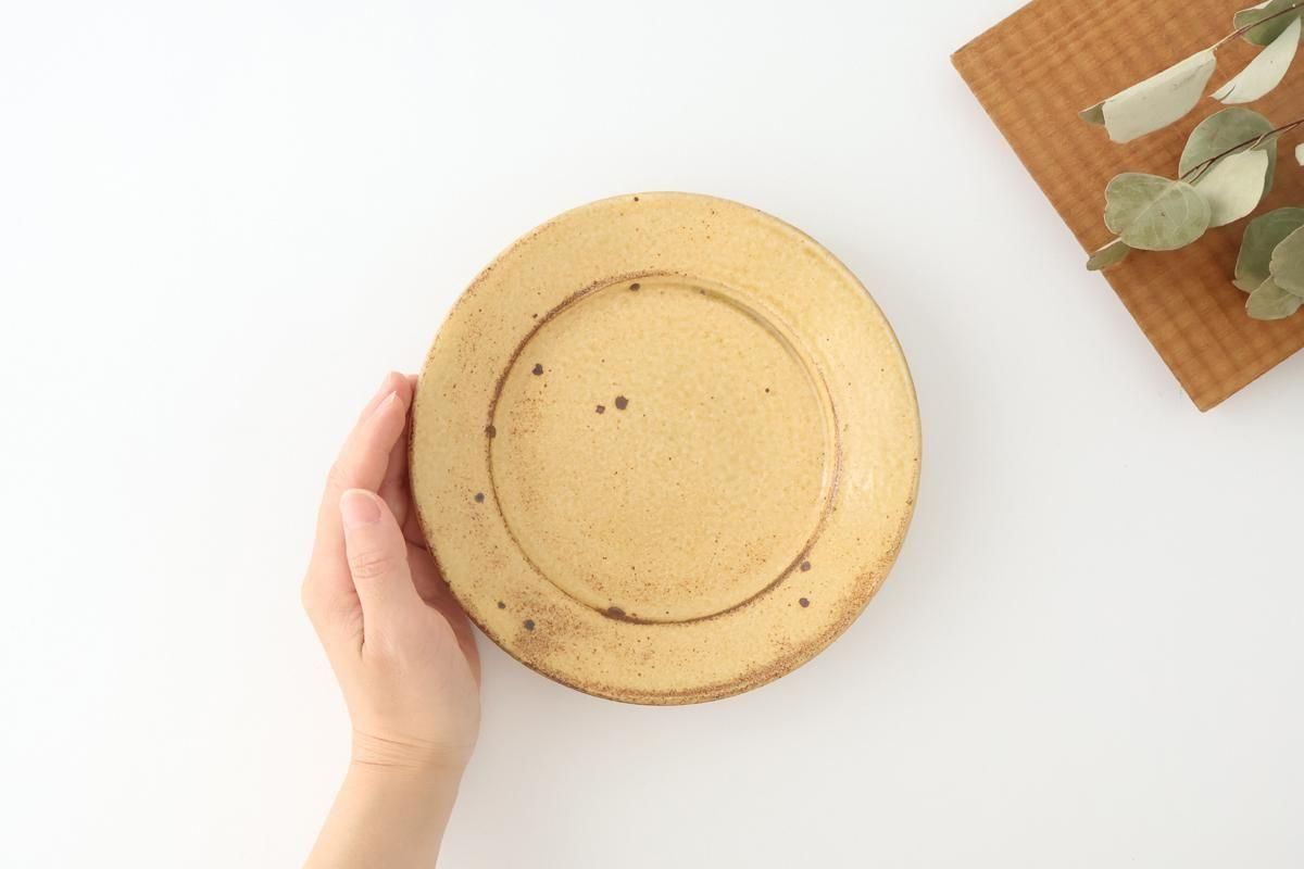 宮城陶器 6寸リム皿