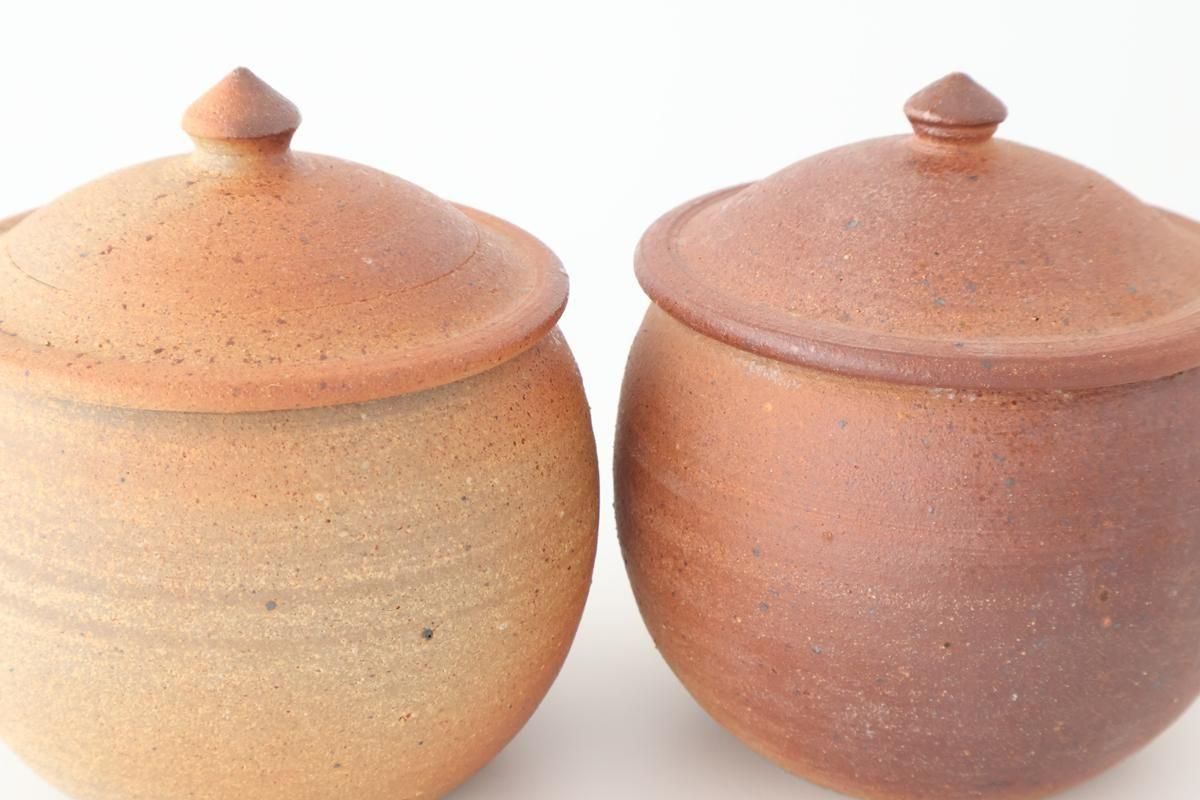 塩壺｜M｜丸形｜陶器｜川尻製陶所｜益子焼｜和食器通販｜うちる