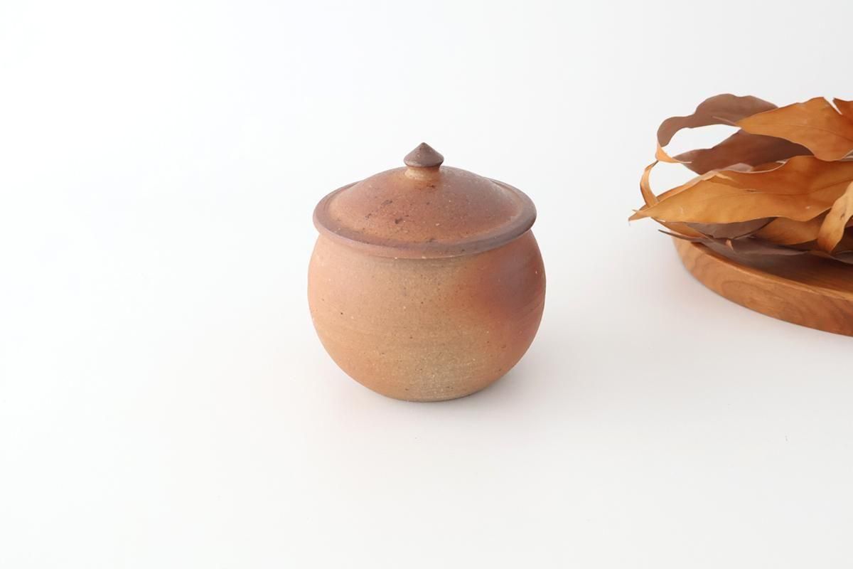 砂糖壺｜M｜丸形｜陶器｜川尻製陶所｜益子焼｜和食器通販｜うちる｜和