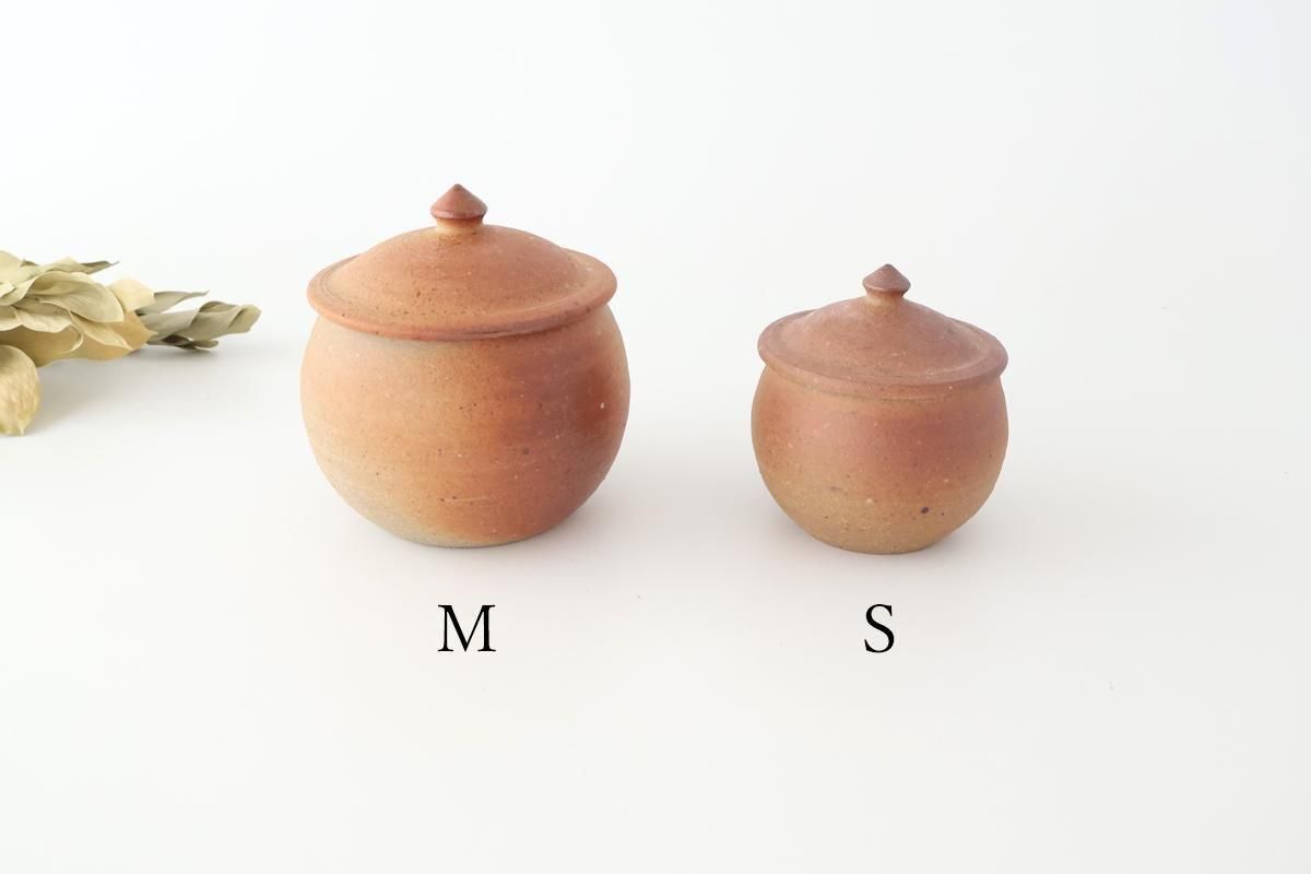 砂糖壺｜M｜丸形｜陶器｜川尻製陶所｜益子焼｜和食器通販｜うちる｜和