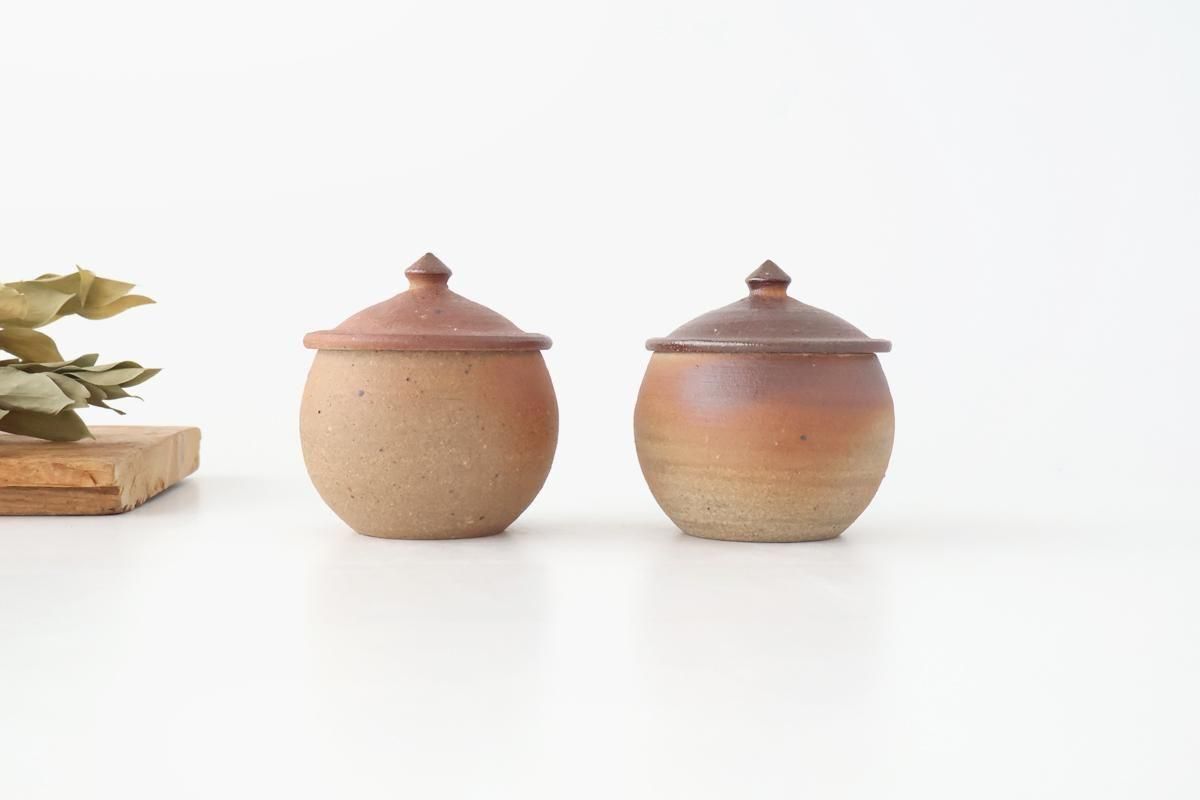 砂糖壺｜S｜丸形｜陶器｜川尻製陶所｜益子焼｜和食器通販｜うち